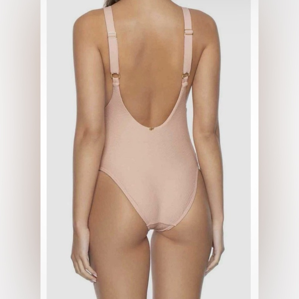 Pilyq Blush Pink Sands Hailey Textured One-Piece women medium